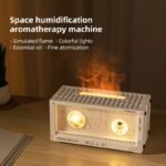 2026 Astronaut Flame Aroma Diffuser Humidifier — 300ml USB Ultrasonic Cool Mist Humidifier with Simulated Flame Effect, 7-Color LED Night Light, Type-C, Custom Logo Available, CE ROHS FCC Certified - Image 3