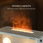 2026 Astronaut Flame Aroma Diffuser Humidifier — 300ml USB Ultrasonic Cool Mist Humidifier with Simulated Flame Effect, 7-Color LED Night Light, Type-C, Custom Logo Available, CE ROHS FCC Certified - Image 4