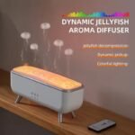 Jellyfish Dynamic Humidifier — Rechargeable Cool Mist Diffuser with Floating Jellyfish Mist Effect, 7-Color LED Ambient Light, Remote Control Timer, Whisper-Quiet Operation, USB Powered - Image 4