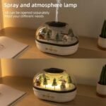 2026 Micro-Landscape Raindrop Humidifier — 250ml Desktop Aroma Diffuser with Scenic Glass Dome, Color-Changing LED Lights, Auto Shut-Off, Whisper-Quiet <36dB, Perfect for Home & Office - Image 3